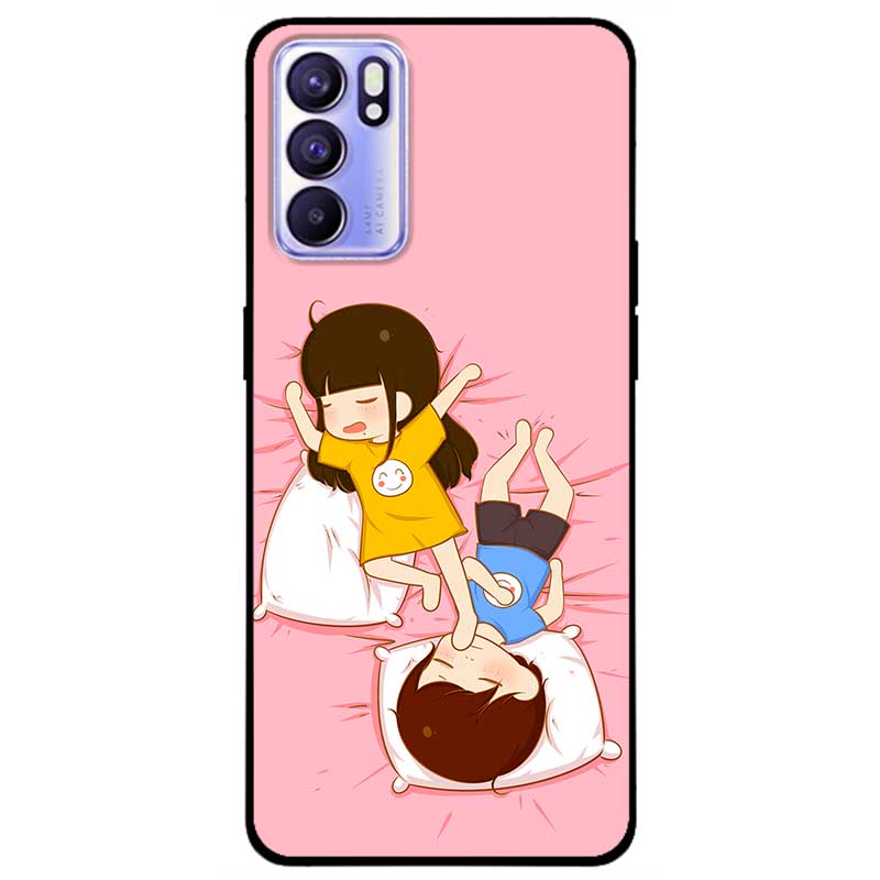 เคสสําหรับ Reno 6 - 6Z - 8T 4G - 8T 5G - รุ่น ACE Couple Sleeping