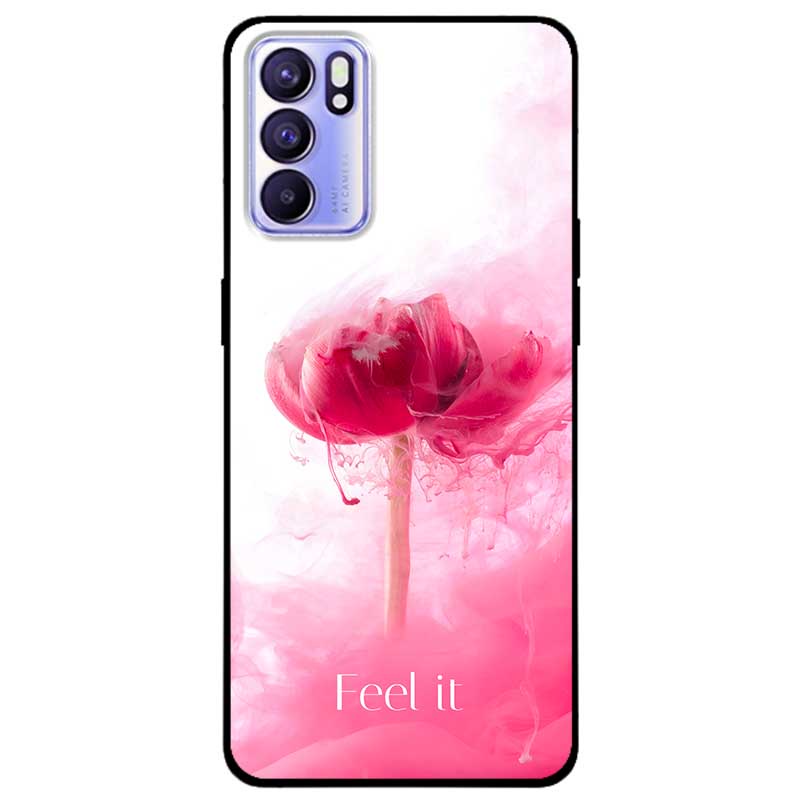 เคสสําหรับ Reno 6 - 6Z - 8T 4G - 8T 5G - รุ่น ACE Feel Water Flower