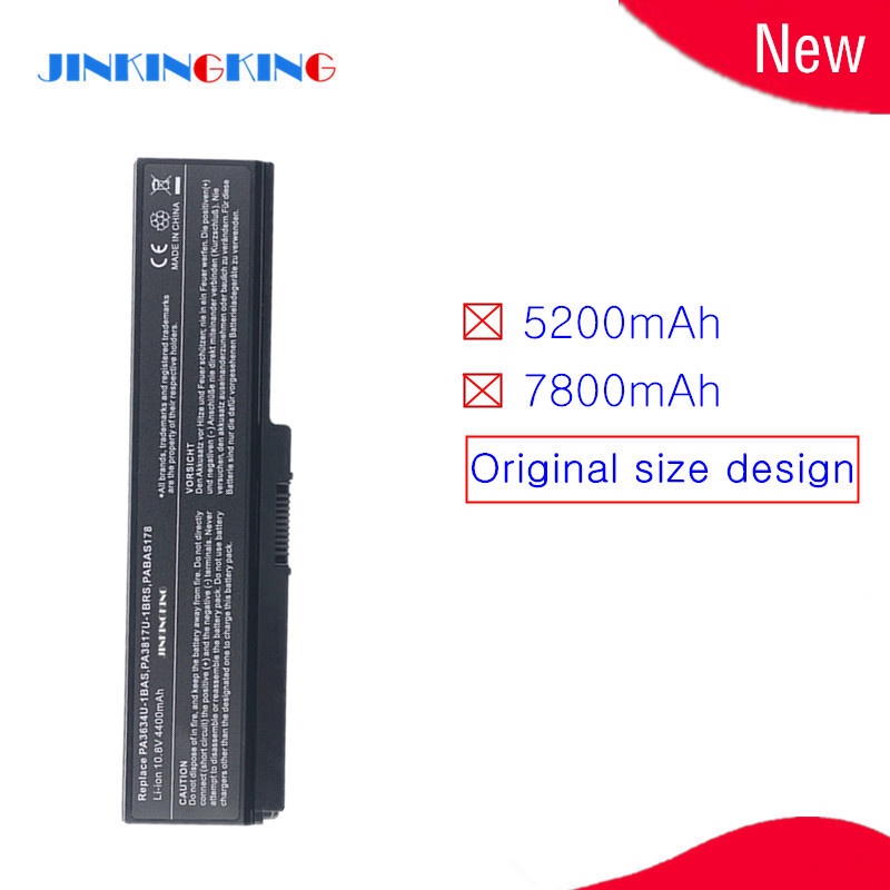 แบตเตอรี่แล็ปท็อปใหม่สำหรับ Toshiba L640 L640D L645 L645D L670D L635 L655 L655D L670 L650D