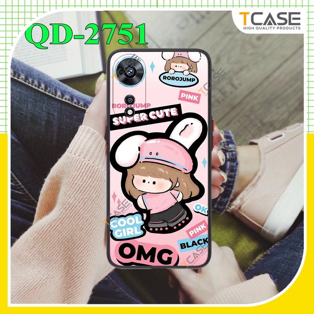 เคส Oppo A97 5G, Oppo A78 5G, Oppo A17, A17K พิมพ์ลายสาวน่ารัก