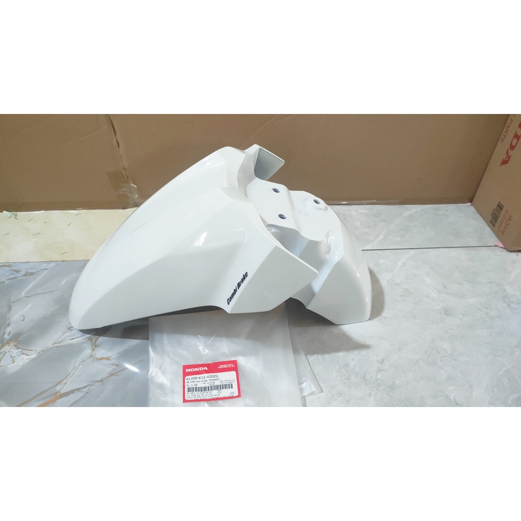 ชุดบังโคลนหน้า | Lead 125 (2018-2019) บังโคลนหน้าสีขาว *NHA96P* แท้ Honda (61200-K12-V20ZG)