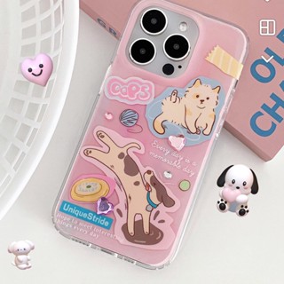 เคสโทรศัพท์มือถือ ซิลิโคนนิ่ม ลายการ์ตูน สําหรับ iPhone 14promax 13pro 12 11 XSMax XR