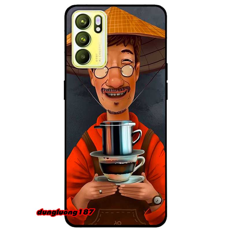 เคสสําหรับ Reno 6 - 6Z - 8T 4G - 8T 5G รุ่น Coffee Filter