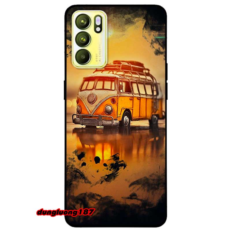 เคสสําหรับ Reno 6 - 6Z - 8T 4G - 8T 5G รุ่น Sunset Car