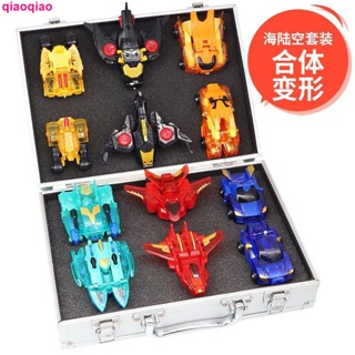 ของเล่นหุ่นยนต์รถยนต์ หุ่นยนต์ Lingkong Transforming Car Tyrannosaurus Mecha King Kong Impact สําหรับเด็กผู้ชาย