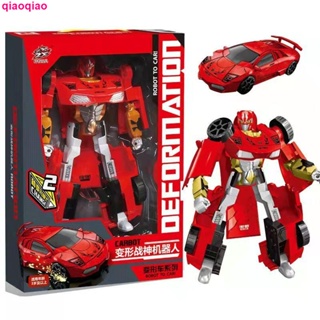 ของแท้ โมเดลหุ่นยนต์รถตํารวจ Transforming Car Wasp Optimus King Kong Robot ขนาดใหญ่ ของเล่นสําหรับเด็ก