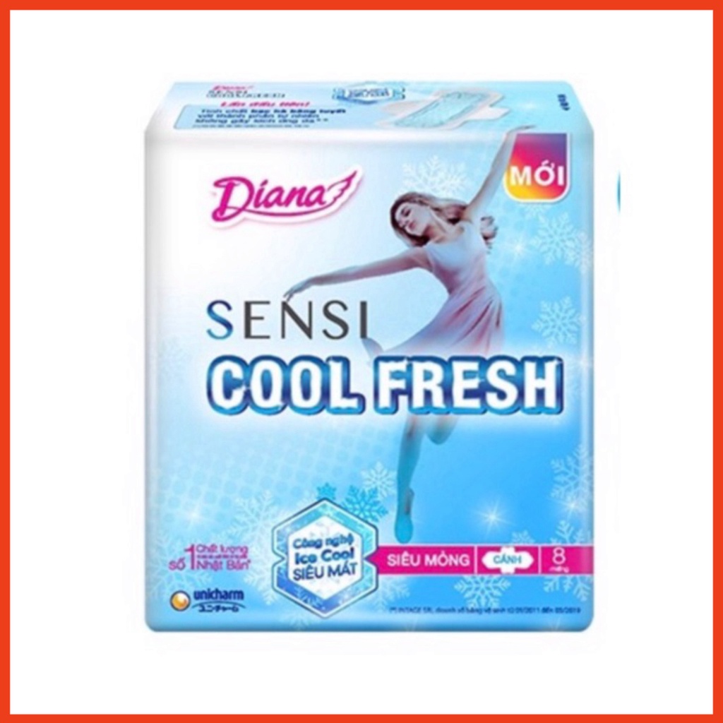 Diana Sensi Cool Fresh Tampons 8 ชิ ้ น NgoctoanMart