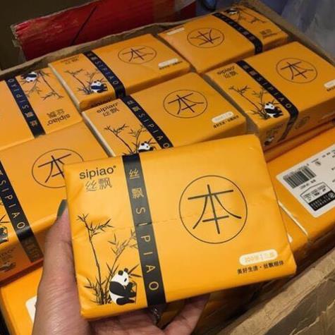 SIPAO Super Tough Panda Napkin (คาร์ตัน 27 แพ็ค) X 27 PACK hk7