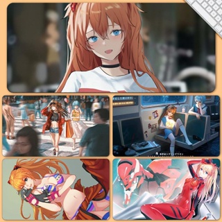 แผ่นรองเมาส์ยาง Eva ลายการ์ตูนอนิเมะ Eva Asuka Neon Genesis Evangelion สองมิติ สําหรับหอพัก