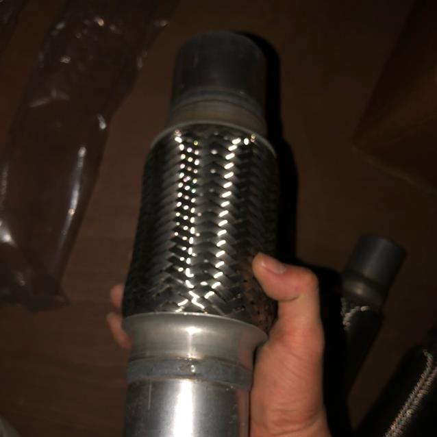 อะไหล่ Heng Li ท่อไอเสียคอเชื่อม ท่อไอเสียอ่อน 50*300 HD3T5-KIA1T4-HM6T