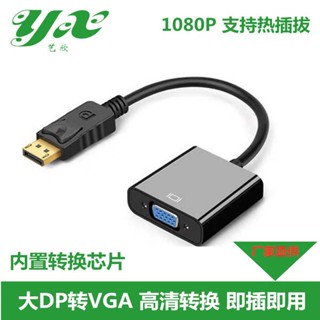 [จัดส่งด่วน] ตัวแปลงการ์ดจอ DP เป็น vga ตัวเมีย ขนาดเล็ก เป็น vga อินเตอร์เฟซ vga