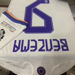 เสื้อกีฬาแขนสั้น ลายทีมฟุตบอล Real Madrid 21 22 ชุดเหย้า