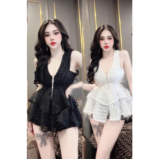 Feather BRA SET WITH Thongs (มีทุกสี) alohashop91