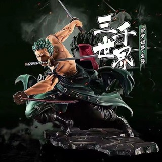 โมเดล One Piece GK Ronoa Zoro QG Three Thousand World Asura ขนาดใหญ่ แฮนด์เมด สําหรับตกแต่ง