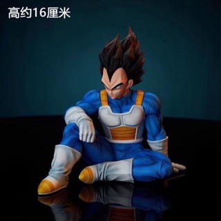 โมเดลฟิกเกอร์ Dragon Ball GK Vegeta Figure wink01 Saiyan Proud Prince Battle Suit สําหรับตกแต่ง