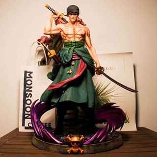 ฟิกเกอร์ One Piece QG Three Swords Three Thousand World แบบสองหัว สําหรับตกแต่ง