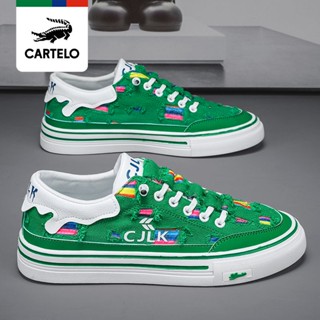 Carde Le Crocodile รองเท้าผ้าใบลําลอง ระบายอากาศ เหมาะกับการเล่นกีฬา สเก็ตบอร์ด แฟชั่นฤดูร้อน สําหรับผู้ชาย วัยรุ่น