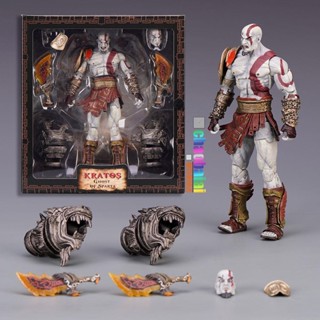 Neca God of War 3 Kratos Kratos Lion Flame Knife Joint ขยับข้อต่อได้ ของเล่นสําหรับเด็ก