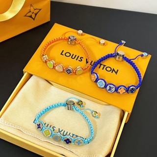 Lv สร้อยข้อมือ ระดับไฮเอนด์ หรูหรา น้ําหนักเบา ปรับขนาดได้