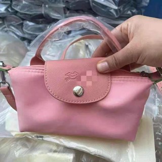 ใหม่ Longchamp กระเป๋าถือ กระเป๋าสะพายไหล่ ทรงคลัทช์ สไตล์คลาสสิก สําหรับสตรี 2023