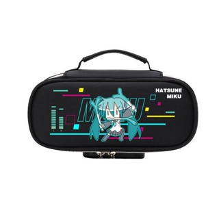 Hatsune MIKU Kagamine Rin Len Megurine Luka Hatsune MIKU กระเป๋าดินสอ MIKU กล่องเครื่องเขียน ความจุขนาดใหญ่ สองมิติ สําหรับนักเรียน
