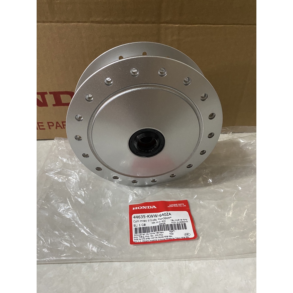 แท้ Honda Wave S110, RSX110, Dream 110 ดุมหน้า (44635-KWW-640ZA)