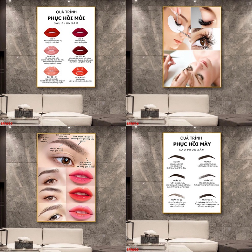 ภาพวาดผนัง Spa Cosmetic Lip Spray & beauty adorns Spa Shop / บํารุงผิวหน้า / นวดแต่งหน้า / บํารุงผม