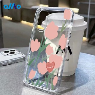 ดอกทิวลิป สีชมพู
 เคสโทรศัพท์มือถือ สําหรับ Oppo A98 5G A78 5G Reno8 T 4G 5G A17K A17 A77s A77 5G A57 A55 A16 A15