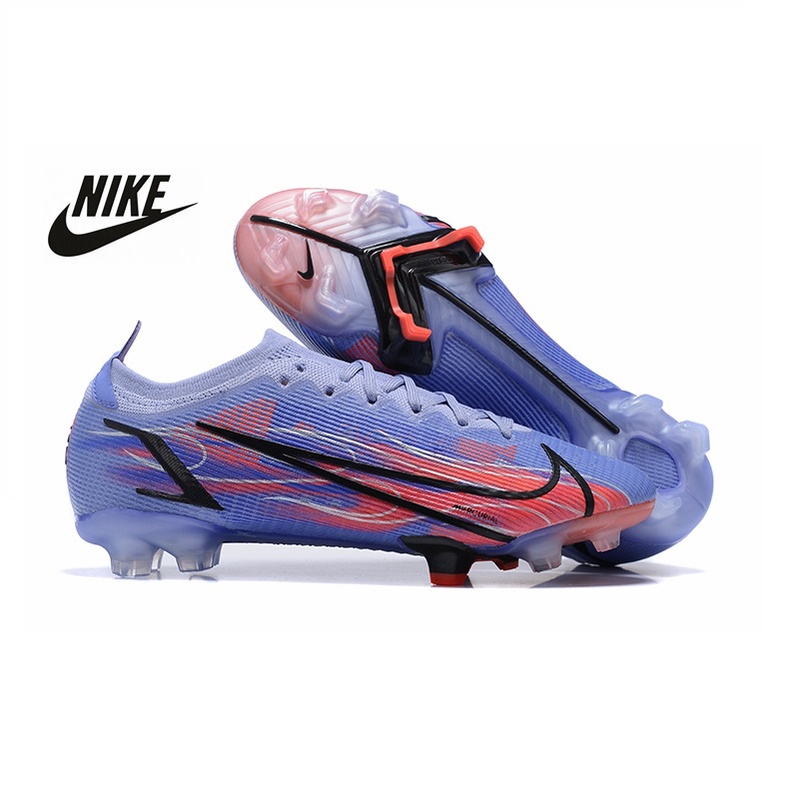 【พร้อมส่ง】Nike Assassin 14th Mbappe รองเท้าบูทฟุตบอล ผ้าถัก กันน้ํา