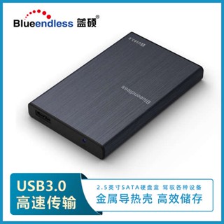 [จัดส่งด่วน] Lanshuo กล่องฮาร์ดดิสก์ภายนอก USB3.0 โลหะ 2.5 นิ้ว type-c SATA