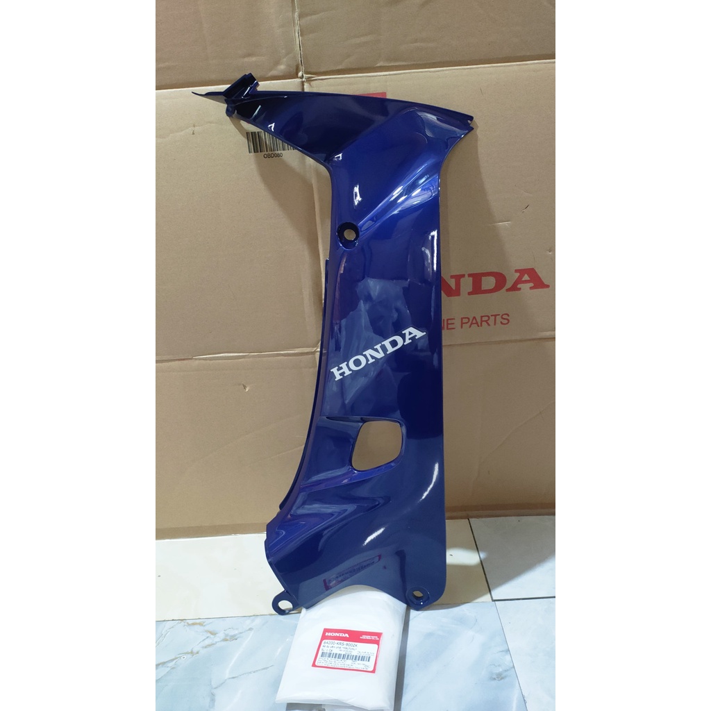 ครอบแฟริ่งข้างขวา | แฟริ่งตัวใน Wave Alpha รุ่นเก่า (2002) สีน้ําเงินเข้ม *PB171MU* แท้ Honda (64200