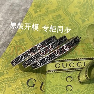 Gucci สร้อยข้อมือเงิน 925 ลายทาง สไตล์เรโทร ของขวัญวันวาเลนไทน์ สําหรับผู้ชาย และผู้หญิง