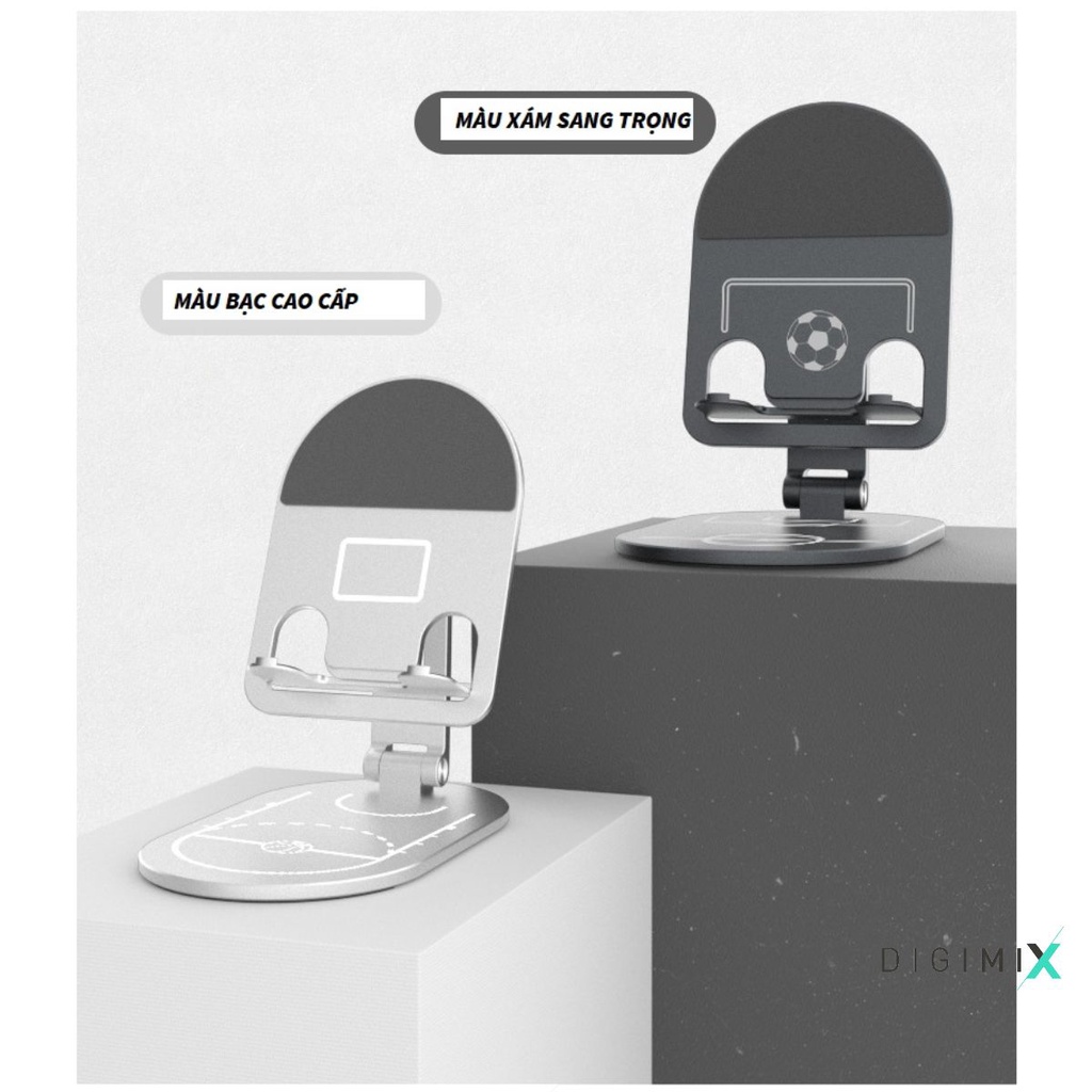 Digimix - ที่วางแท็บเล็ต Iphone และ Ipad ที่สะดวกทําจากอลูมิเนียม M01 คุณภาพสูง, L02