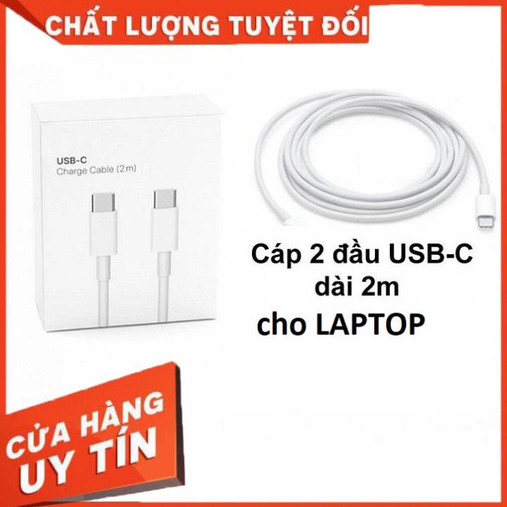 HCM- สายชาร์จ Type C ถึง Type-C ของแท้สําหรับ pro air 2016 ถึง 2020 M1 M2 Sam Dell xps Suface Raze ย
