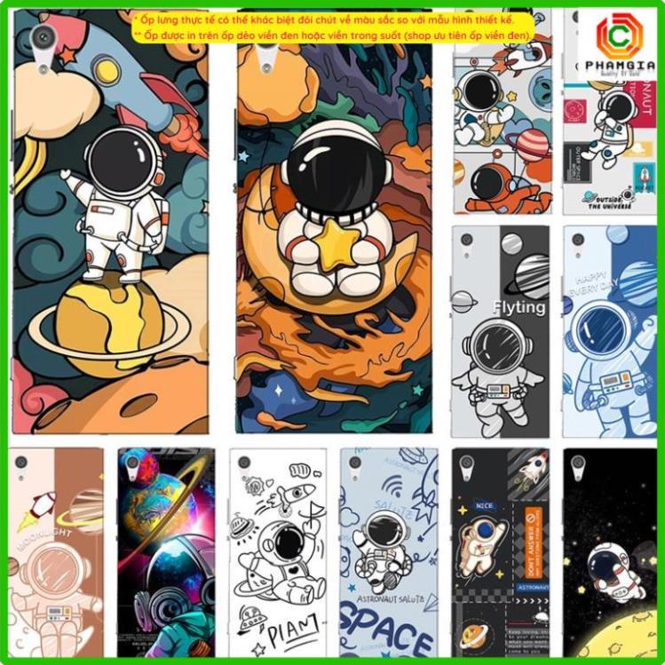 Sony XA1 plus (xa1+) / XA Ultra/ XA1 Ultra เคสยืดหยุ่นสีดําพิมพ์ลายนักบินอวกาศมีคมหลายดีไซน์สวยงาม