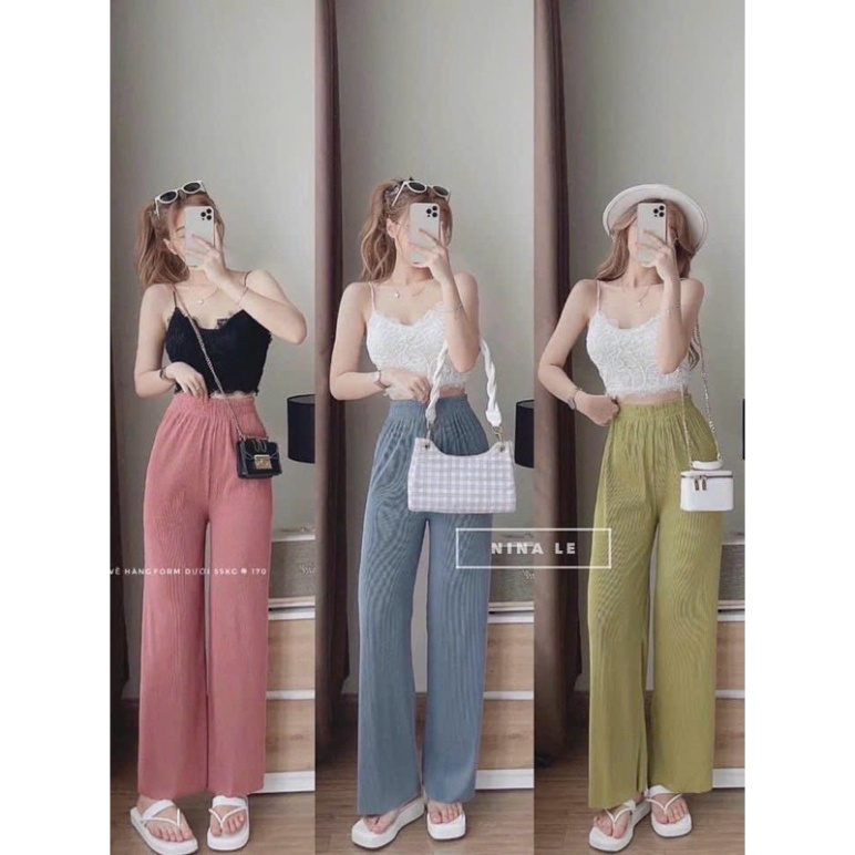 WOOL RIBBED TROUSERS TYPE 1 - T2U - เสื้อผ้าผู้หญิง hottrend