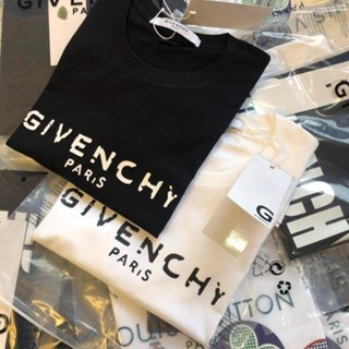 Givenchy เสื้อยืดคอกลม ผ้าฝ้ายแท้ พิมพ์ลาย ทรงหลวม สไตล์เกาหลี แฟชั่นฤดูใบไม้ผลิ และฤดูร้อน สําหรับผู้ชาย และผู้หญิง 2023