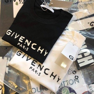 Givenchy เสื้อยืดคอกลม ผ้าฝ้ายแท้ พิมพ์ลาย ทรงหลวม สไตล์เกาหลี แฟชั่นฤดูใบไม้ผลิ และฤดูร้อน สําหรับผู้ชาย และผู้หญิง 2023