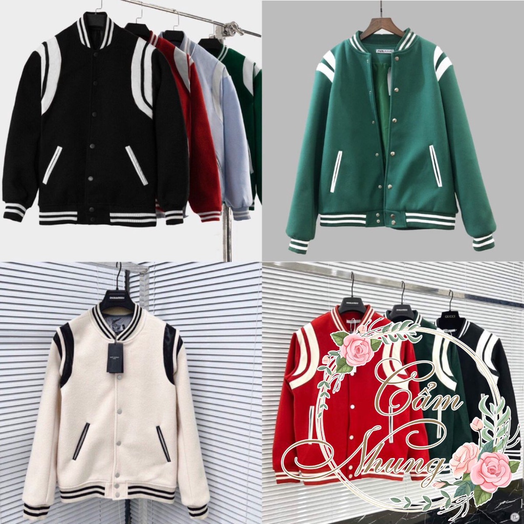 Bomber Teddy Leather Hand Jacket CAMNHUNGSI - Bomber Unisex สไตล ์ เกาหลี