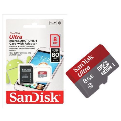 SANDISK 8GB MEMORY CARD