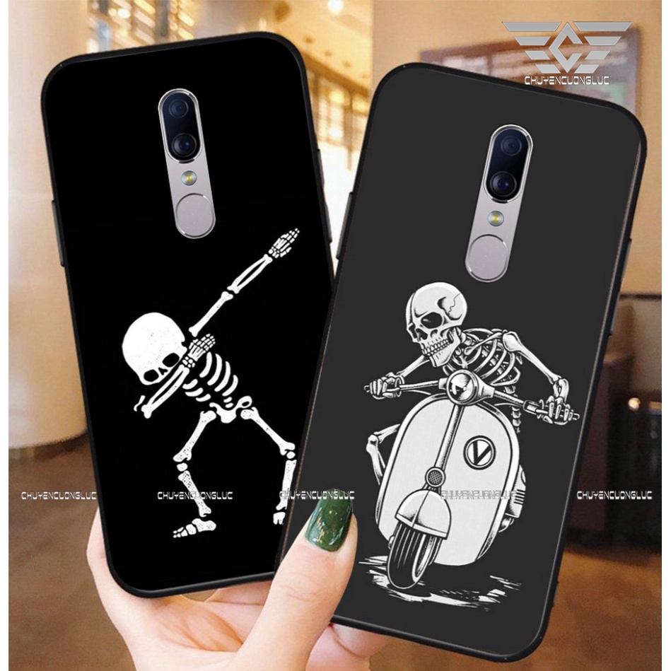 เคสโทรศัพท์สําหรับ oppo f11 / oppo f11 pro สไตล์โครงกระดูกเฉพาะ 2709