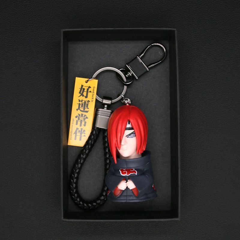 [พร้อมส่ง] พวงกุญแจ จี้การ์ตูนนารูโตะ I Love Itachi Jiraiya Kakashi สําหรับกระเป๋านักเรียน รถยนต์ - รูปที่ 7