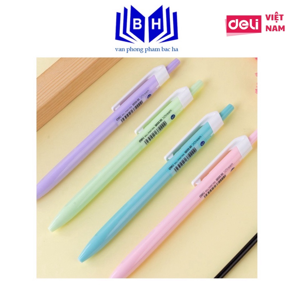 Combo 10 - 50 ชิ้น XTREAM 0.7mm ปากกาลูกลื่นแบบกด (สีน้ําเงิน) 50c/cup - EQ03336 (Q03336)