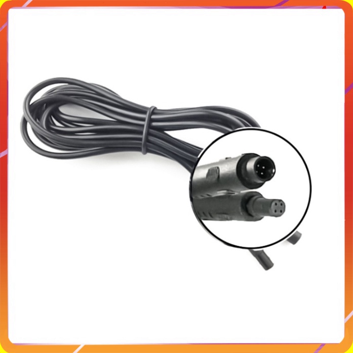 สายไฟ 4 พินเชื่อมต่อแคมแดชและกล้องถอยหลังยาว 5 ม. HK-CX08 - ชั้นป้องกันการรบกวนแบบบูรณาการ - สินค้าข