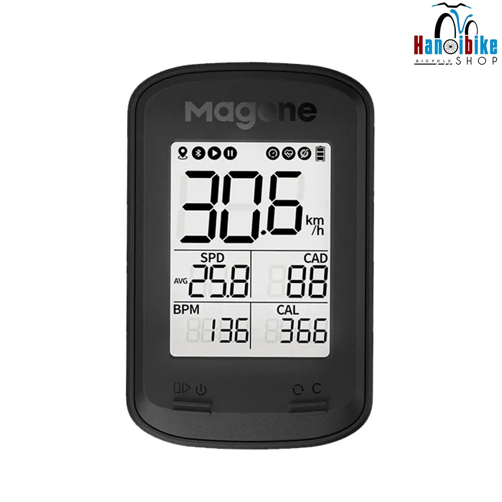 นาฬิกา GPS จักรยาน Magene C206 พร้อมรับสัญญาณดาวเทียมตามสมัย