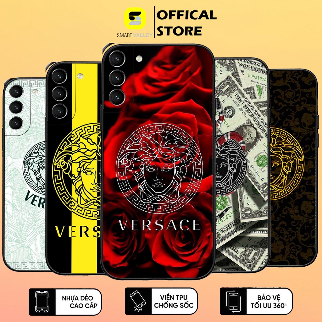 เคส Samsung S22, S22 Plus, S22 Ultra, S22+ พิมพ์ลาย VERSACE เคสโทรศัพท์ Hoco ของแท้