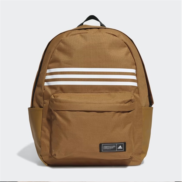 Adidas 3 Classic Horizontal Stripe Backpack - สีน ้ ําตาล
