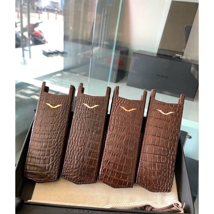 Vertu S เคสหนังจระเข้
