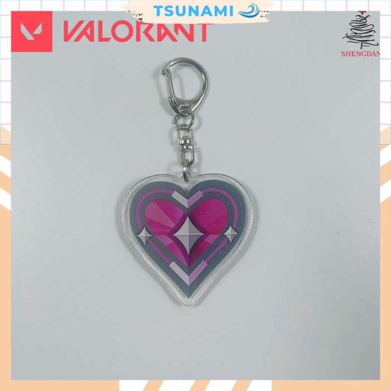 พวงกุญแจ Valorant Rank - พวงกุญแจ Mica คุณภาพสูง - พวงกุญแจ Anime Mica