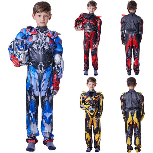 คริสมาสต์เสื้อผ้าเด็ก คอสตูมคริสต์มาส วันคริสต์มาสวันเด็ก Bumblebee Optimus Prime Iron Man เวทีการแสดงชุดเกราะ Transformers cos